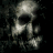 Animated sequence of a skull with shifting facial features against dark background, showing subtle changes in jaw position and eye depth across frames.