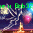Pixelated image with green text 'New Bob 32' over a dark background featuring a white skeletal figure, pink sphere, and orange-yellow ground elements.