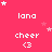A static image with a bright pink background featuring repeated text and star symbols in white.
