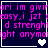 Pixelated text in pink on dark blue background with white heart symbols changing across four