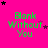 Green text reading 'Blank Without You' on bright pink background with scattered black and purple stars.