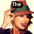 six pixelated images showing a woman with blonde hair in various poses and outfits, each with overlaid text