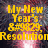 Yellow pixelated text reads 'My New Year's '08, Resolution' and 'WIN YOU' over a blurred background of pink and purple fireworks.