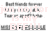 A static image with light pink text on a white background reading "jon nortor is my BFF!!!" in mixed case.