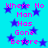 Pixelated cyan background with scattered blue stars and repeated pink text reading "Where No Man Has Gone Before" in a pattern