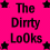 A static contact sheet of a single animated icon frame with bright pink background, black text fragments, and star symbols arranged in a grid layout.