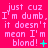 A bright pink background displays repeated text in light purple with cyan and green symbols, showing animation changes across frames.