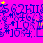 A static image with a bright pink background featuring repeated blue text patterns and scattered yellow stars.