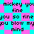 Pixelated text repeats across a cyan and pink checkered background with diamond-shaped cyan overlays.