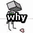 Pixelated character with gray helmet and green chest, holding a pink heart, text changes from 'why' to 'wont you love me?' across frames.