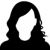 Pixelated image of a figure with long dark hair against a gray and white checkered background.