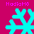 Four cyan snowflake icons on a magenta background with pink text reading "Nadiam8" above and below each icon.