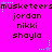 A static pixel art image with a bright pink background displaying repeated text and star-like symbols.