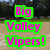 A four- of pixelated images with text overlays: top-left shows a baseball field, top-right features yellow fabric and "#3 Lauren!", bottom-left displays a black-and-white action shot labeled "SCHMIDT", bottom-right is blank