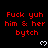 Red pixelated text on black background with white heart symbols, displaying repeated phrases and a gray rectangular overlay.