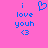 Pixelated blue text and symbols on a solid pink background with one frame showing an additional heart symbol.
