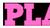 Pink pixelated text 'PLAYB' on black background with white border, followed by pink bunny silhouette and partial 'OY' text.