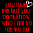 Red pixelated text on black background with a white heart symbol replacing the 'e' in 'love', two identical side-by-side versions of the same phrase.