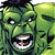 Green-skinned character with dark hair, wide eyes, and open mouth showing teeth on left; green text 'Original Icons .com' on right against solid background.