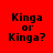 Four identical of text on red background with purple horizontal bars over different lines of text