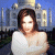 A pixelated image shows a woman in white clothing against a building backdrop, with green text reading "Original Icons .com" on the right side.