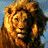 A 48x48 pixel animated contact sheet showing three sampled frames of a lion character from The Chronicles of Narnia, with visible animation changes across the frames.