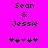 Pixelated text and symbols on a bright pink background with two identical side-by-side layouts.