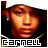 Pixelated static icon featuring a person's face with warm tones and the name "carnell" in stylized text below, set against dark background.