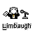 Pixel art icon shows a figure in black suit with white shirt and gold tie holding a checkered flag, next to a black microphone on a stand, with 'Limbaugh' text below.