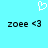 Pixelated white heart symbol above two identical text strings on cyan background.