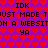 Pixelated icon with purple background and red heart pattern, displaying repeated text fragments in black block letters.