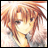A pixelated anime-style character with orange hair and closed eyes on the left, next to a black background with white text "Anime IM" and stylized "c0m" on the right.