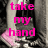 A black-and-white image of a person's legs in jeans and pink shoes with pink text overlays reading 'take my hand' and 'and drag me headfirst' and 'Fearless' at the bottom.