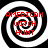 Four identical black-and-white spiral patterns with red text reading 'AMERICAN WITCH HUNT' overlaid on each spiral.