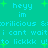 Cyan background with repeated pixelated text and green starbursts, displaying 'heyy im gorilicious & i cant wait to lickkk u!' in light blue.