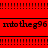 A static image shows a of red, pink, and white sections with repeated text and vertical line patterns