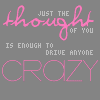 A static image with a gray background featuring repeated pink text in a pattern