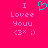 A static pixel art image with a bright pink background displaying text and symbols in light pink and cyan.