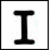 Static image showing 'I' above a heart symbol and 'NY' below, all in black text on white background with gray border.