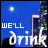 Animated contact sheet of 12 frames showing a cityscape at night with changing text and animation effects on the words 'THE NIGHT' and 'WE'LL drink AND dance THE NIGHT AWAY'.