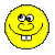 Four yellow smiley face icons arranged in a 2x2 grid, each with distinct eye and mouth variations on a gray background.