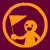 Animated contact sheet of seven orange stick-figure icons on maroon background, each showing different flag or hat poses with consistent smiling expression and circular border.