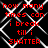 Red text on black background with white chain-link pattern, displaying repeated lyrics 'how many times can i break till i SHATTER' in pixelated font.