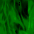 Green abstract background with black text 'hi' in top-left and bottom-left corners, transitioning to a solid gray area on the right side.
