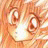 A 48x48 pixel animated buddy icon featuring a close-up of an anime-style character's face on the left and text elements on a black background on the right, arranged in a contact sheet layout with two visible frames.