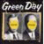 Animated contact sheet showing two frames of a Green Day-themed buddy icon with text and stylized figures.