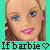 A static image with a teal background featuring pixelated text, heart symbols, and two distinct doll images.
