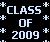 Static pixel art icon with white text on black background surrounded by snowflake patterns.