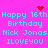Pixelated birthday icon with cyan text on pink background, featuring repeated 'Happy 16th Birthday Nick Jonas ILOVEYOU' text and red heart/sparkle symbols.