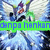 Animated icon of a winged character with purple hair riding a blue creature, text overlays change from 'danpa honkan' to 'on air!'
